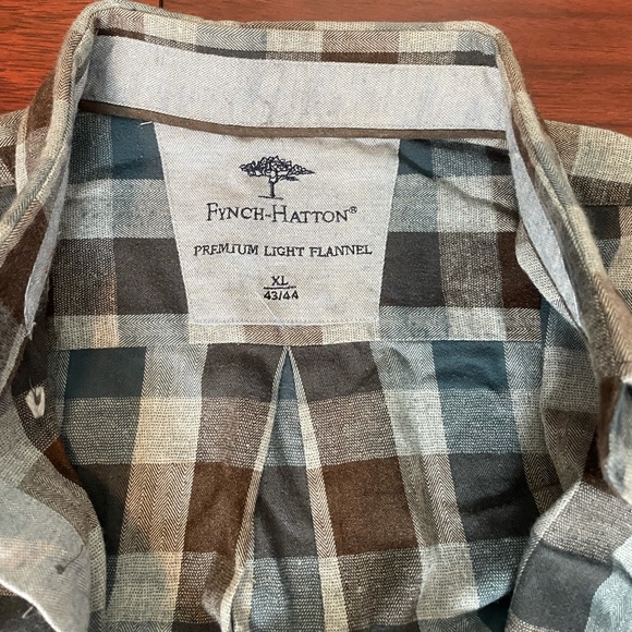 Fynch Hatton Yachting button down long sleeve men’s xl - Picture 4 of 7